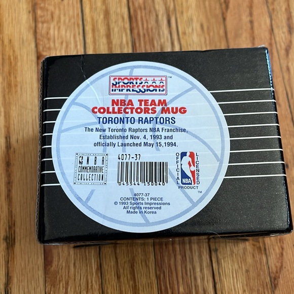 Vintage Toronto Raptors Mug / New / 1993-1994 / Sports Impressions - Picture 3 of 6